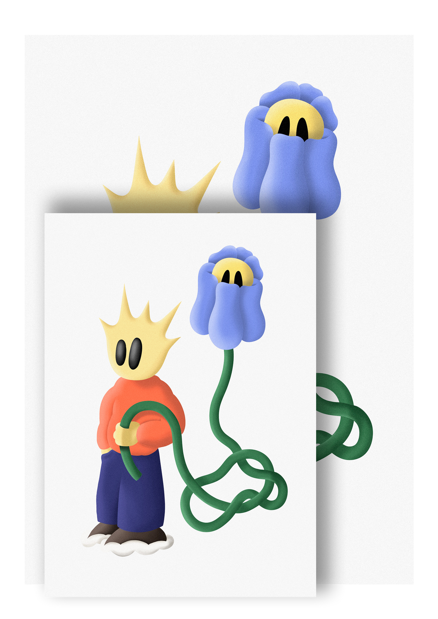 Affiche "Balloon flower"