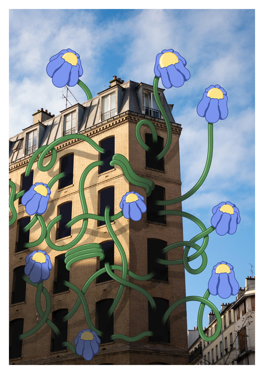 Affiche "Flowers in Paris"