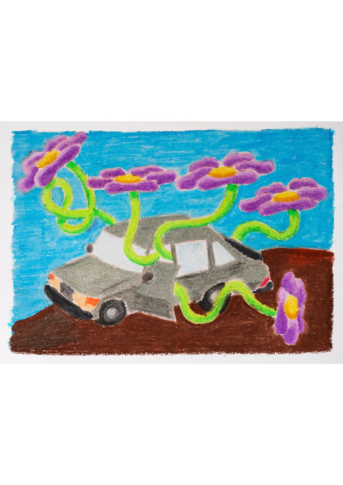 Affiche "Problem in the car"